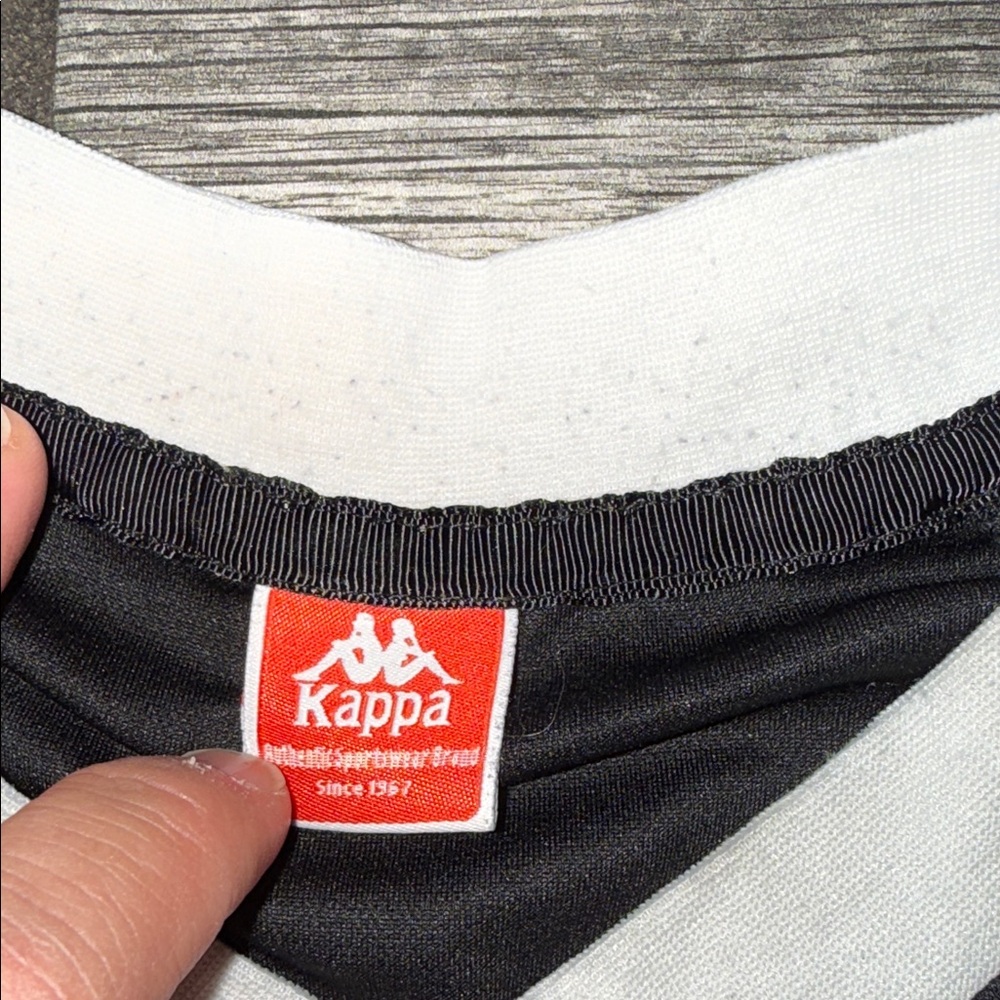 Kappa Black Short-Sleeve Jersey with Yellow Patterned Goalkeeper x2 lot score - Picture 4 of 5